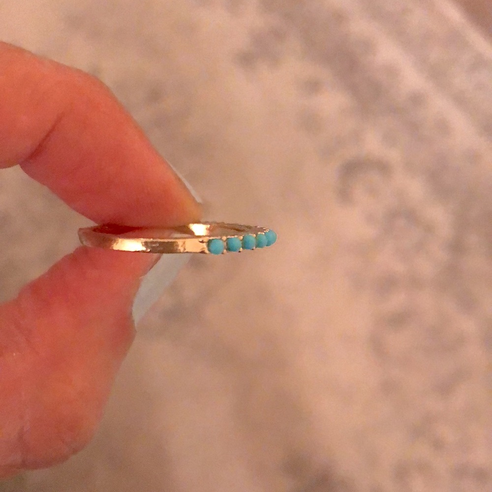 Gorgeous Stackable Turquoise Ring - image 6